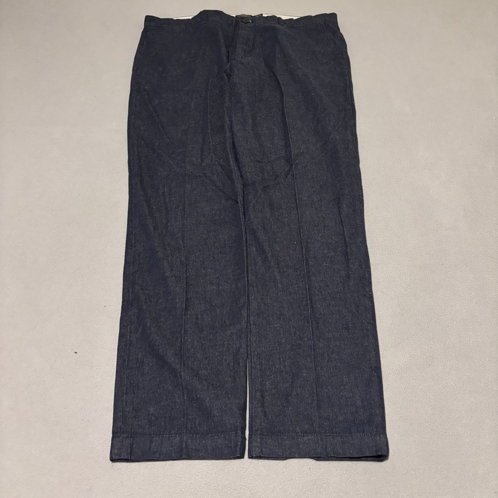 Club Monaco Connor Modern Mens Slim Fit Pants 36x32 Dark Indigo Navy Chinos